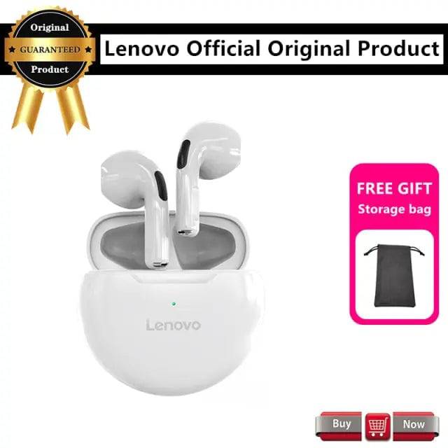 Lenovo HT38 TWS Bluetooth Earphone Mini Wireless Earbuds with Mic for iPhone Air Pods Sport Waterproof 9D Stere Headphones - TheWellBeing4All