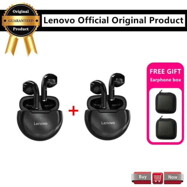 Lenovo HT38 TWS Bluetooth Earphone Mini Wireless Earbuds with Mic for iPhone Air Pods Sport Waterproof 9D Stere Headphones - TheWellBeing4All