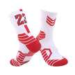 Sports Towel Socks With Analog Numbers Los Angeles Team Twenty Three Four Shots - TheWellBeing4All