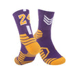 Sports Towel Socks With Analog Numbers Los Angeles Team Twenty Three Four Shots - TheWellBeing4All