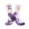 Sports Towel Socks With Analog Numbers Los Angeles Team Twenty Three Four Shots - TheWellBeing4All