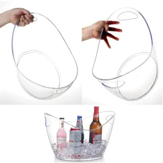 Ice Bucket Transparent Ingot-Shaped - TheWellBeing4All