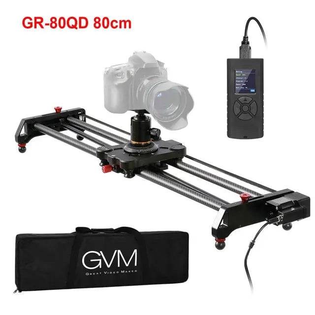 Motorized Camera Slider Track Slider Dolly Stabilizer Panoramic for Camera Smartphones - TheWellBeing4All