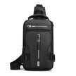 Backpack Rucksack Cross body Shoulder Bag USB Charging Port Travel - TheWellBeing4All