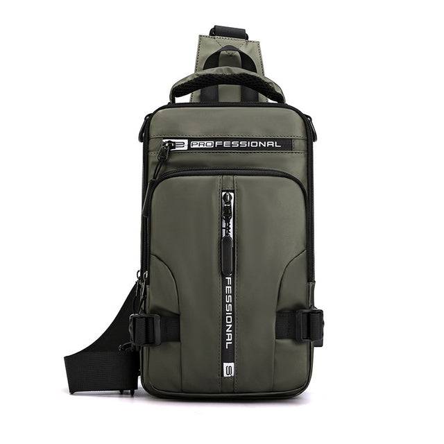 Backpack Rucksack Cross body Shoulder Bag USB Charging Port Travel - TheWellBeing4All