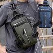 Backpack Rucksack Cross body Shoulder Bag USB Charging Port Travel - TheWellBeing4All