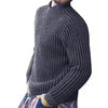 Fashion Men Solid Color O Neck Long Sleeve Causals Pullover Sweater Knitwear - TheWellBeing4All