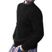 Fashion Men Solid Color O Neck Long Sleeve Causals Pullover Sweater Knitwear - TheWellBeing4All