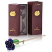 24k Gold Dipped Rose with Stand Eternal Flowers Forever Love In Box - TheWellBeing4All