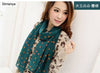 Women Chiffon style Scarfs Print Cat Star Leopard Shawls And Scarves - TheWellBeing4All