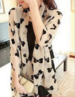 Women Chiffon style Scarfs Print Cat Star Leopard Shawls And Scarves - TheWellBeing4All