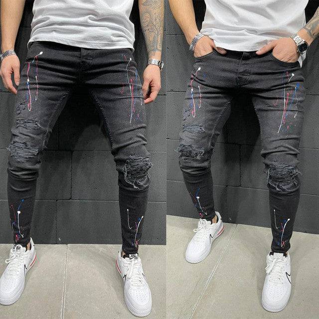 Zipper Slim High Jeans PANT - TheWellBeing4All