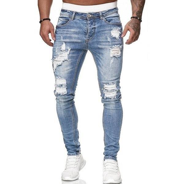 Zipper Slim High Jeans PANT - TheWellBeing4All