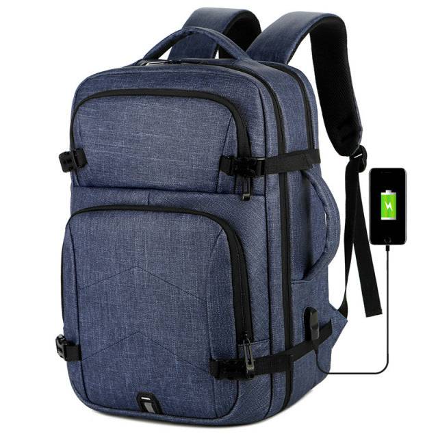 Laptop Backpack School Bag Teenagers Rucksack Multifunctional USB Charging Travel bag - TheWellBeing4All