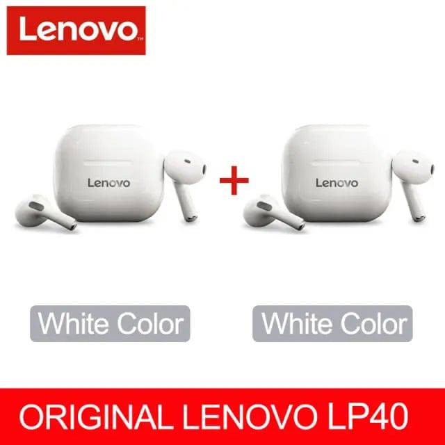 Lenovo Wireless Earphone Bluetooth 5.0 Dual Stereo Noise Reduction - TheWellBeing4All