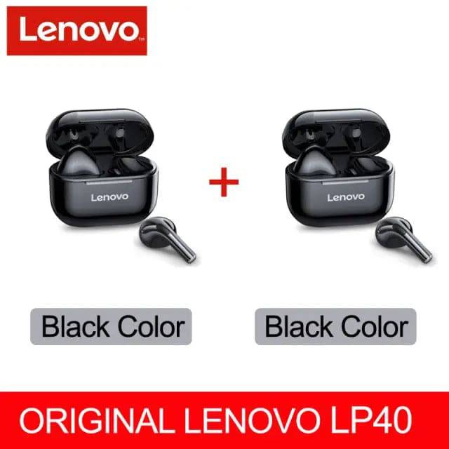 Lenovo Wireless Earphone Bluetooth 5.0 Dual Stereo Noise Reduction - TheWellBeing4All