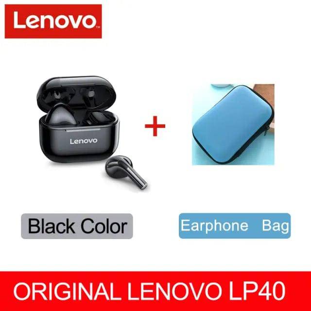 Lenovo Wireless Earphone Bluetooth 5.0 Dual Stereo Noise Reduction - TheWellBeing4All