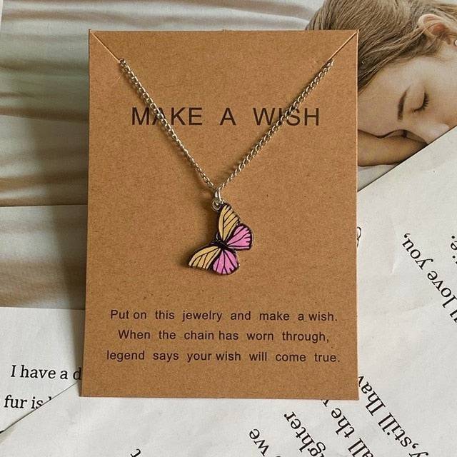 Butterfly Pendant Necklace Gift - TheWellBeing4All