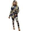 VAZN Autumn Print Print Casual Bandage Sexy 2019 Set full sleeve 2 Piece Sets Night Club Young Lady Sport Sets - TheWellBeing4All