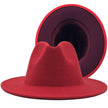 ThePatchwork Wool Felt Jazz Fedora Cowboy Cap - TheWellBeing4All