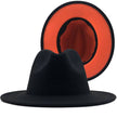 ThePatchwork Wool Felt Jazz Fedora Cowboy Cap - TheWellBeing4All