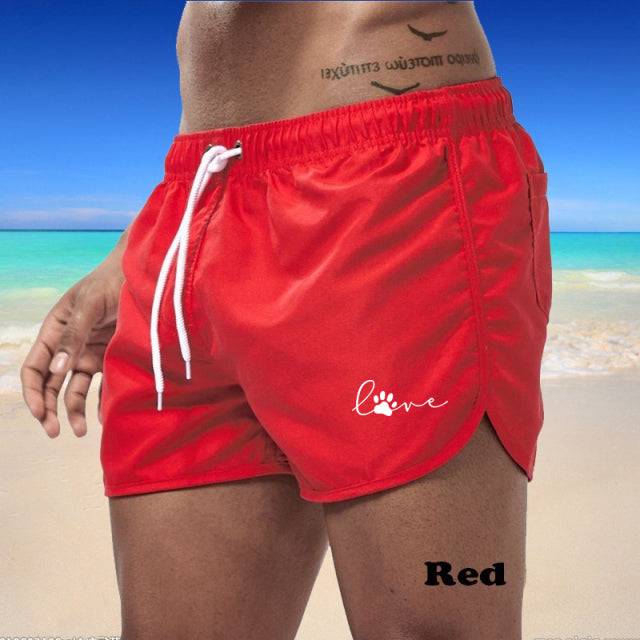 Sports Jogging Quick-Drying Printed Shorts Swim Surfing Beachwear Shorts Gym Casual Fitness Shorts - TheWellBeing4All