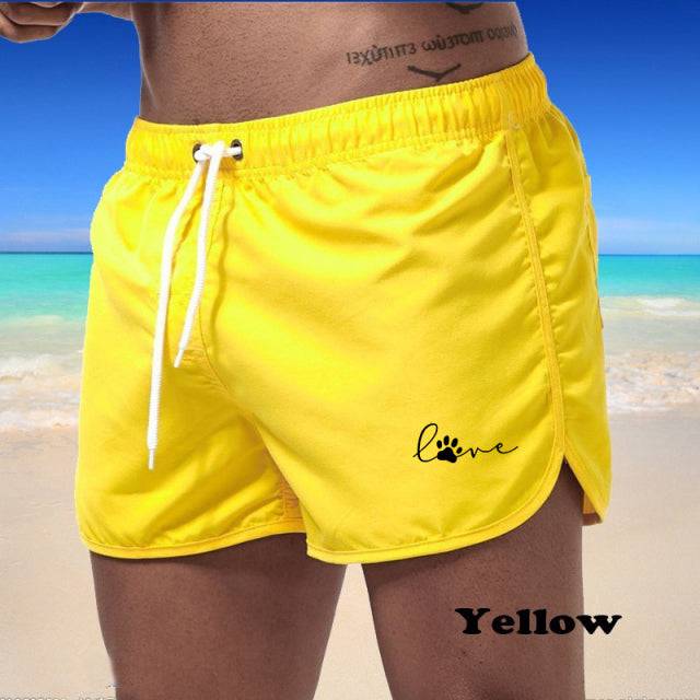 Sports Jogging Quick-Drying Printed Shorts Swim Surfing Beachwear Shorts Gym Casual Fitness Shorts - TheWellBeing4All