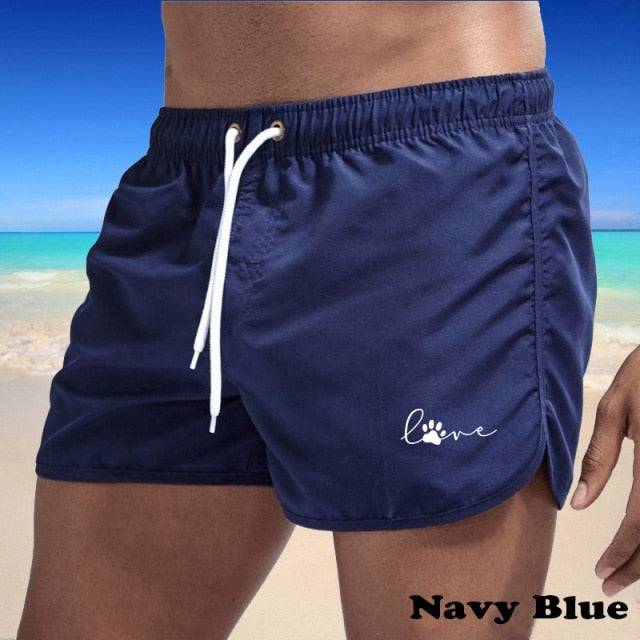 Sports Jogging Quick-Drying Printed Shorts Swim Surfing Beachwear Shorts Gym Casual Fitness Shorts - TheWellBeing4All