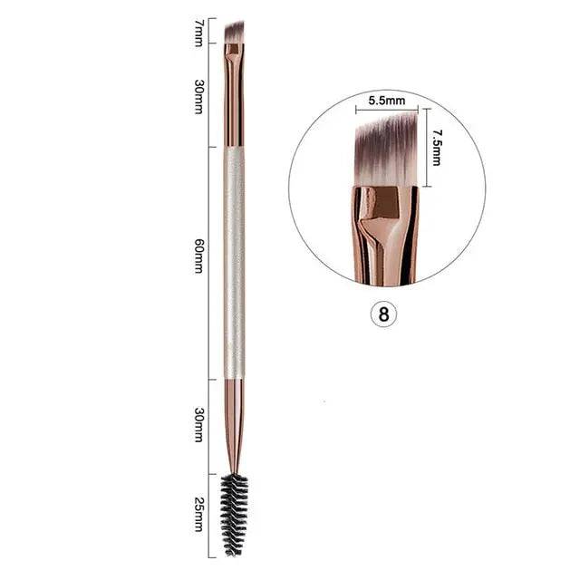 Makeup Brushes Beauty Foundation Eyebrow Eye shadow Edge Eyeliner Brush pensile Lashes accessories - TheWellBeing4All