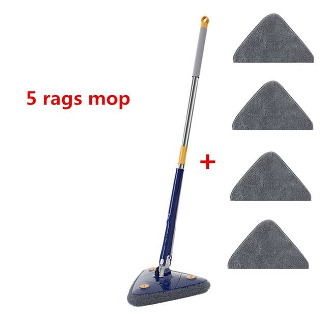 Extended Triangle Mop 360 Twist Squeeze Wringing XType - TheWellBeing4All