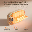 TheWellBeing™️Gentle Heat: Hand Warmer & Power bank - Duration 13 hours - TheWellBeing4All