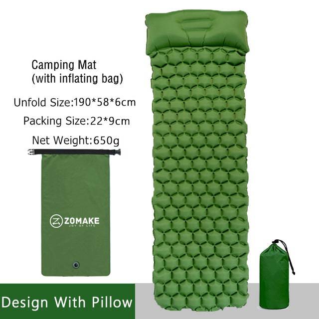 Camping mattress inflatable Single - TheWellBeing4All