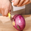 Stainless Steel Onion Needle Fork Vegetable Fruit Slicer Tomato Cutter Cutting Holder - TheWellBeing4All