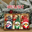 Christmas Gnomes Wooden Pendants Christmas Decorations For Home Xmas Tree Christmas Ornaments Navidad Decor - TheWellBeing4All