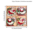 Christmas Gnomes Wooden Pendants Christmas Decorations For Home Xmas Tree Christmas Ornaments Navidad Decor - TheWellBeing4All