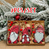 Christmas Gnomes Wooden Pendants Christmas Decorations For Home Xmas Tree Christmas Ornaments Navidad Decor - TheWellBeing4All