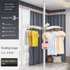 Floor-Standing Clothes Hanger Home Floor Bedroom Punch-Free Telescopic Rod Balcony Window Drying Clothes Rack - TheWellBeing4All