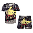 T Shirt Set 3 9-14 Years Old Anime Pokemon - TheWellBeing4All