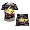 T Shirt Set 3 9-14 Years Old Anime Pokemon - TheWellBeing4All