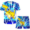 T Shirt Set 3 9-14 Years Old Anime Pokemon - TheWellBeing4All