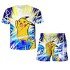 T Shirt Set 3 9-14 Years Old Anime Pokemon - TheWellBeing4All