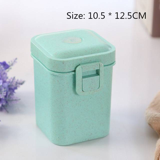 Lunch Box Wheat Straw Dinnerware Food Storage Container - TheWellBeing4All