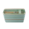 Lunch Box Wheat Straw Dinnerware Food Storage Container - TheWellBeing4All