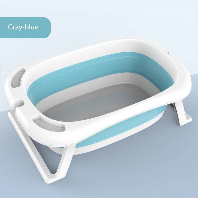 Folding Bathtub for Children - Oversized Baby Bath Tub for Newborns and Toddlers - TheWellBeing4All