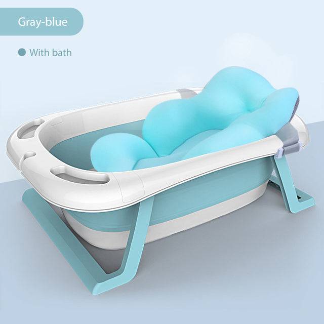 Folding Bathtub for Children - Oversized Baby Bath Tub for Newborns and Toddlers - TheWellBeing4All