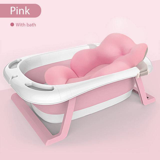 Folding Bathtub for Children - Oversized Baby Bath Tub for Newborns and Toddlers - TheWellBeing4All