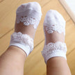 Cute Lace Flower. Newborn Baby Socks Cotton for Baby Girl Socks See Through Anti Slip Socks - TheWellBeing4All