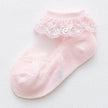 Cute Lace Flower. Newborn Baby Socks Cotton for Baby Girl Socks See Through Anti Slip Socks - TheWellBeing4All