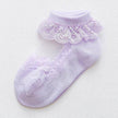 Cute Lace Flower. Newborn Baby Socks Cotton for Baby Girl Socks See Through Anti Slip Socks - TheWellBeing4All