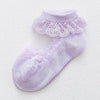 Cute Lace Flower. Newborn Baby Socks Cotton for Baby Girl Socks See Through Anti Slip Socks - TheWellBeing4All